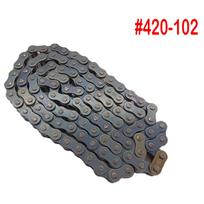 420 102/104/106/108 Links Motorcycle Drive Chain Link For 50 70cc 90cc 110cc 125cc 140cc 150cc Pit Dirt Quad ATV Bike