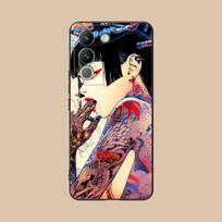 Fashion Tattoo Girl Mobile Phone Case for VIVO V60 V50 V40 V30 V29 V27 V25 V23 Pro Lite 5G Colorful Printing Cover Luxury vivo V60