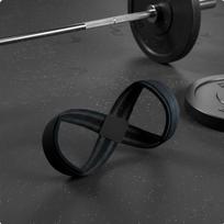 DoubleLoop Lifting Strap NonSlip Straps Deadlift for Weightlifters,