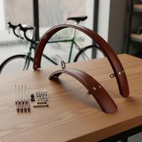 Folding Bike Mudguard WeatherResistant Protection Full Coverage Retro Cycle