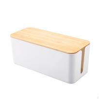 Power Strip Organizer Box Dustproof Cable Management Minimalist Design Cover for