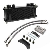 Motorcycle Oil Radiator Pit Bike Oil Cooler Kit Universal for Monkey Bike 125 Honda Dax 50 70 90 110 140cc Engines ATV Motocross