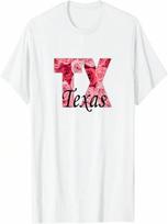 TX Roses Texas Pride State T-Shirt S įvairiaspalvis