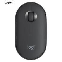 Logitech Pebble M350 Wireless Bluetooth Mouse grafito juoda spalva