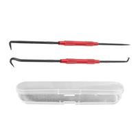 2sets Double Headed Oil Seal Puller Carbon Steel Hook Pick Set O Ring Pick  O-Ring Removal b spalva