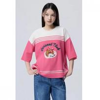 Benetton Croissant Knit Bakp09611 PK (pink)/OS