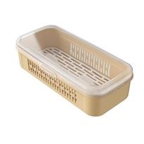 Rectangular Shape Chopstick Draining Cage Single Layer Kitchen Utensil Organizer  Forks oranžinė
