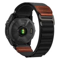 QuickFit 22mm 26mm Nylon Watch Strap For Garmin Fenix 8 7 7Pro 6Pro 7X 8X Enduro TACTIX Forerunner 965 955 255 265 Alpine Loop Watch Band Wristband QuickFit 22mm juoda