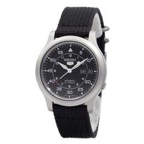 SEIKO import overseas mesh automatic military [SEIKO import] wristwatch, model, belt, winding, watch, black, SNK809K2, men's [Parallel import]