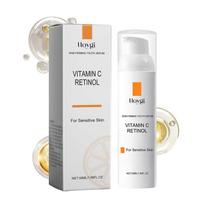Hoygi Retinol Vitamin C Anti-Wrinkle Serum, Moisturizing Light Line Moisturizing Skin Care Facial Serum