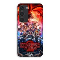 Phone Case - MANIACASE - Samsung Galaxy S23 Plus - Silicone - Black - Stranger Things season 2 juoda
