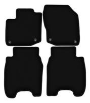 BASIC black velour floor mats for: Honda Civic IX hatchback (2012-)