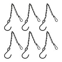 6Pcs Bird Cage Plant Hanger Chain Double Hook Hanging Chain Hanging Basket Chains for Flower Pot, Bird House Enduring juoda