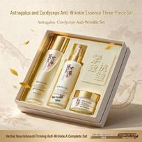 Astragalus Anti-Wrinkle Hydrating Skincare Set: Lotion, Emulsion, Cream - Lifts, Firms, Fades Fine Lines.