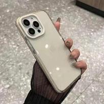 Luxury Transparent Phone Case For iPhone 17 Air 11 12 13 14 15 16 Pro Max 7 8 Plus X Xs Max XR Clear Bumper Back Cover For iPhone 16Pro auksas