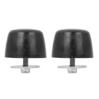 Hood Bump Stop - For Jeep Wrangler - 2pcs Rubber Bumper Cushion PN: KJ71051BK