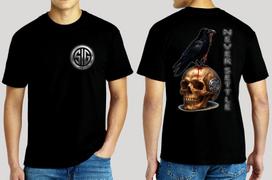 Sig Sauer Crow / Skull Gildan 6.1 oz. Heavyweight S M L XL 2XL 3XL 4XL 5XL M