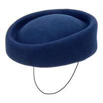 2025 Women's French Hepburn Style Wool Felt Beret – Elegant Retro Winter Hat One Size karališkos mėlynos spalvos