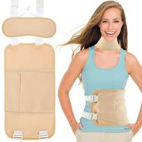 Castor Oil Pack Wrap Reusable Organic Castor Oil Pack Kit with Adjustable Elastic Strap Comfort Neck Waist Castor Oil Pack 2025