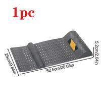 Heavy Duty Parking Mat, Car Garage Wheel Stopper Anti-Slip Pad, Tire Guide Block for Vehicle Positioning and Safe Parking juoda