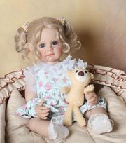 KEIUMI 22 Inch Reborn Baby Doll Full Silicone Vinyl Realistic Skin Visible Veins Newborn Boy Toy Children Birthday Gift 22 inch