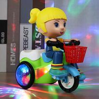 Toys Robot For Kids Spinning Stunt Car Toys Dancing Electric Trike Kids Motorcycle Cartoon Toy Interactive Toy With Music Light