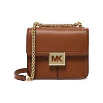 Michael Kors Sonia Letter Logo Hollow Gold Buckle Vintage Leather Flap Crossbody Bag Women crossbody bag Brown 35F1G6SS5L-230 Basic Set (Bag+Dust Bag)