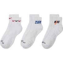 Nike Everyday Plus Cushioned Training Ankle Socks 3 Pairs 'White' Men's DH3827-902 M