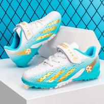 Children'S Soccer Shoes, Teens, Boys, Girls, Students, Kids, Tf Shard Pins, Velcro Lawn Training 30