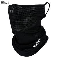 Breathable Bike Mask Daily Windproof Dustproof Solid Color Motorcycle Scarf Ice Silk Balaclava Summer juoda