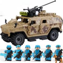 World Peacekeepers Miniature Cross-border Wholesale Children Assemble Small Particles Building Block Toys beige