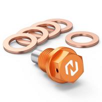 For KTM 690 Enduro R SMC R DUKE R 2008-2025 Magnetic Oil Drain Plug Bolt For Husqvarna 701 Enduro Supermoto For GasGas 700 SM ES oranžinė