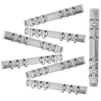 7Pcs Heavy-Duty Metal 6-Ring A6 Binder Mechanisms for Planner Folder Binder Photo Album Notebook Loose Leaf Binding China Mainland