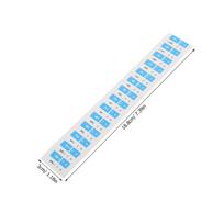 60Pcs Harmonica Note Stickers Removable Key Labels for 24-Hole 28-Hole C Key Harmonica Beginner Learning Musical Scale Marking mėlyna