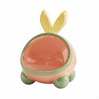 Hare Ear Storage Box Desktop Organizer DustResistant Bunny Shaped Container for Kids, Girls,