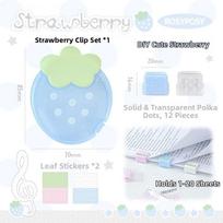 12pcs/box Reusable Document Paper Fixing Clips Storage Binder Clips  Office School mėlyna