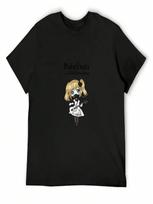 BabySaster - Lolita Guitar Project - Chibi Character T-Shirt  Shirts Luxury Man Gifts For Boyfriend T-Shirt unisex S įvairiaspalvis