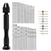Versatile 57pcs Mini Tiny Micro Drill Bits Set For Detailed Wood And Model Craft Works