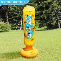 Children's Inflatable Boxing Punching Bag for Home Use (Muay Thai & Taekwondo) 120x25cm with Air Pump