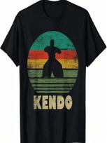 Retro Mixed Martial Arts - Vintage MMA Kendo T-Shirt S įvairiaspalvis
