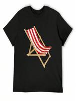 Deckchair T-Shirt Luxury T-Shirt Cotton Graphic Tees Baggy Shirts Men Tshirt S įvairiaspalvis