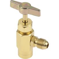R1234YF Self-Sealing Can Tap with Left Hand Threaded, 1/2’’ to 1/4’’ SAE Dispenser Valve AC Refrigerant Bottle Opener, Fits for R1234YF Automotive Air auksas