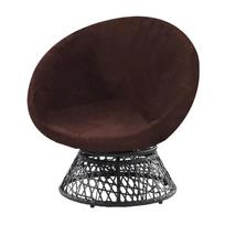 Chair Cover Home Office Chairs Dining Elastic Silver Fox Plush Universal Protection Circular Camping Bedroom Hotel Sofa Covers medium tamsiai ruda spalva
