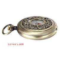 Pocket Watch Design Vintage Bronze Compass Outdoor Hiking Navigation Mountaineering Camping Hiking Portable Flip Compasses bronza
