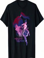 Avatars The Last Airbender The  Of Korra Action Poster T-Shirt S įvairiaspalvis