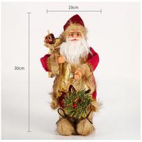 60 cm Kalėdų Didelės Kalėdų Senelio lėlės Papuošalai stovintys Kalėdų Senelio figūrėlės Lėlės medžio pakabukas Kalėdų namų dekoravimo dovana vaikams 30CM