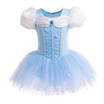 Girls' Ballet Tutu Dress: Summer Short-Sleeve Leotard for Stage Performance (2025) 100cm