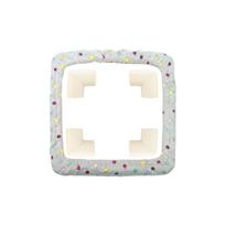Rug Hooking Frame Cover Practical Gripper Strip Frame Cover Punch Needle Frame Cover for DIY Quilting 25x25cm/40x40cm 20 šviesios chaki spalvos