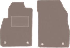 Beige front floor mats for: Opel Astra J hatchback, sedan, station wagon, sports tourer (2009-2015)