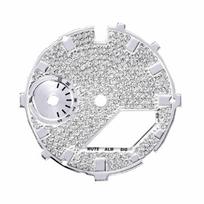 GA2100 GA2110 Žvaigždėtas dangus Deimantinis ciferblatas Casio Farmer's Oak GA-2100 2110 B2100 serijoms Modifikavimo Keičiamas dėklas Dirželio rinkinys GA-2100 2110 B2100 sidabras